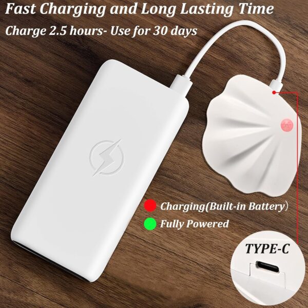 Rechargeable Toilet Light - Toilet Night Light with Motion Sensor for Toilet Stairs Hallway Cabinet - Image 3